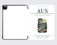 Thumbnail for Austin-Bergstrom International Airport (AUS) design on white ipad tablet case
