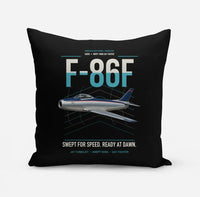 Thumbnail for F-86F Sabre design on black pillow