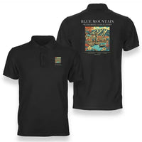 Thumbnail for BLUE MOUNTAIN - Poster - Double-Side Polo - Black