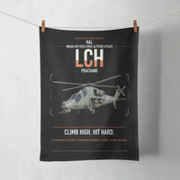Thumbnail for HAL LCH Prachand design on black towel