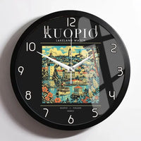 Thumbnail for KUOPIO - Poster - Wall Clock Framed - Black