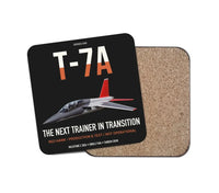 Thumbnail for T-7A Red Hawk design on black 1 piece coaster