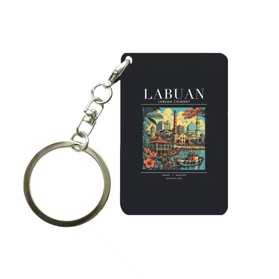 LABUAN - Poster - Key Chain - Black