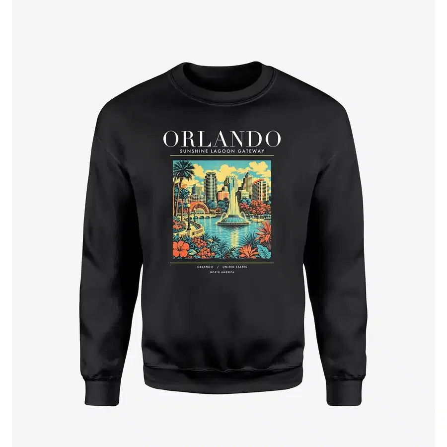 ORLANDO - Poster - Sweatshirt - Black