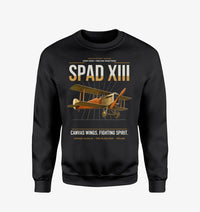 Thumbnail for SPAD XIII design on black sweatshirt