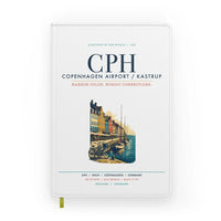 Thumbnail for Copenhagen Airport Kastrup (CPH) design on white notebook
