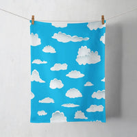 Thumbnail for Amazing Clouds aviation design on soft absorbent cotton towel.