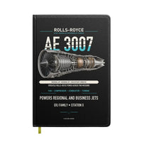 Thumbnail for AE 3007 design on black notebook