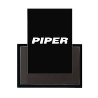 Thumbnail for Piper & Text aviation design magnet in strong neodymium core.