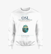 Thumbnail for Oslo Airport Gardermoen (OSL) design on white sweatshirt