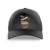 Thumbnail for Gravel Is Where The Story Starts design on black printed hat