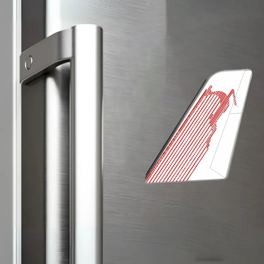 Tunisair aviation design tail magnet in 3D metal with magnetic back.