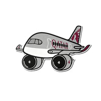 Thumbnail for Qatar Airways Airbus A350 aviation design airplane sticker in weather-resistant vinyl.