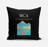Thumbnail for Augusto C. Sandino International Airport (MGA) design on black pillow