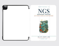 Thumbnail for Nagasaki Airport (NGS) design on white ipad tablet case