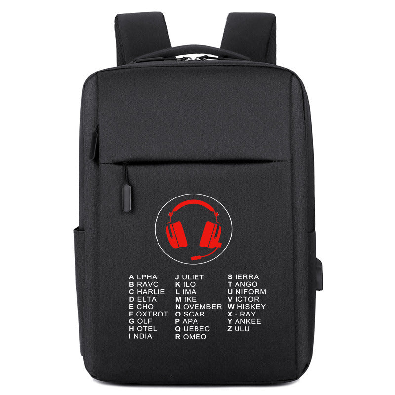 Aviation Alphabet Travel Bag