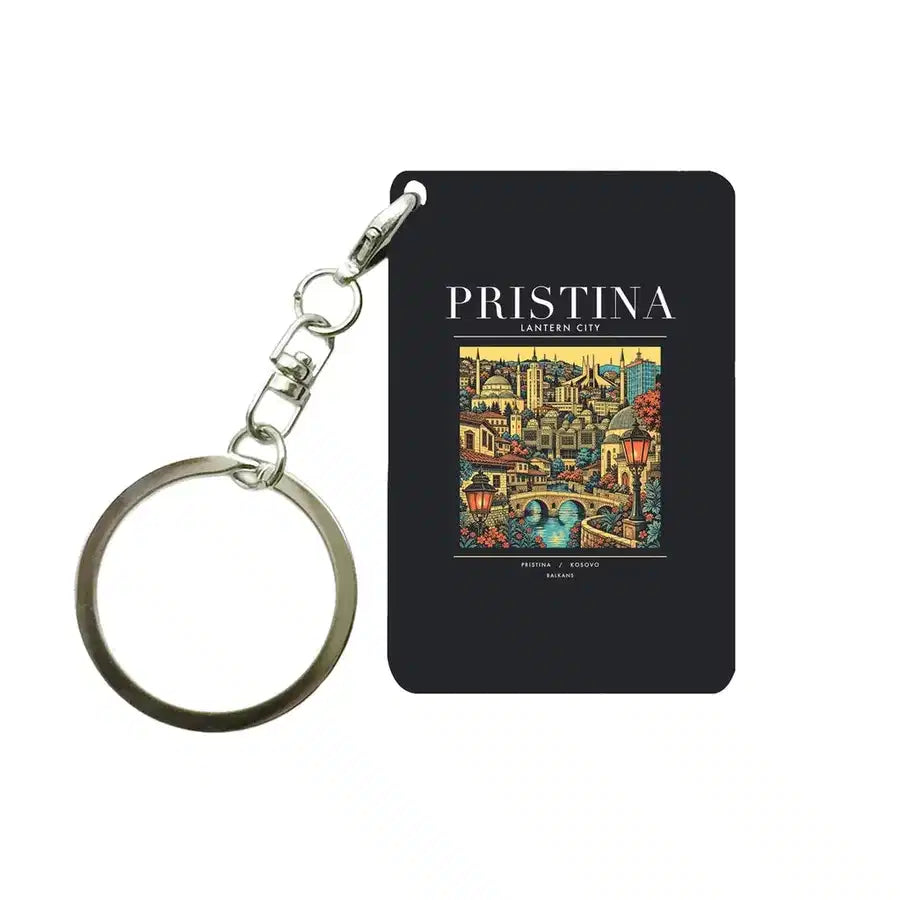 PRISTINA - Poster - Key Chain - Black