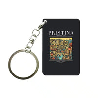 Thumbnail for PRISTINA - Poster - Key Chain - Black