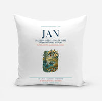 Thumbnail for Jackson–Medgar Wiley Evers International Airport (JAN) design on white pillow