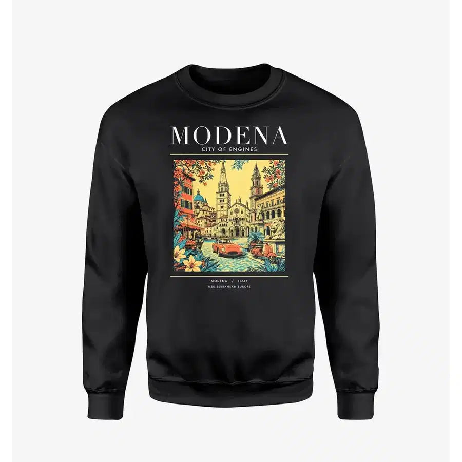 MODENA - Poster - Sweatshirt - Black