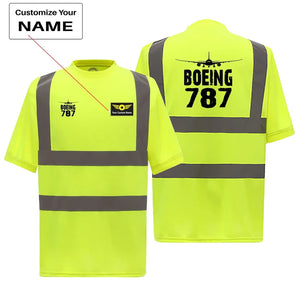 Boeing 787 & Plane Reflective Polo & T-Shirts