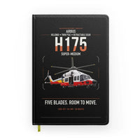 Thumbnail for Airbus H175 design on black notebook