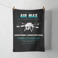 Thumbnail for Percepto Air Max design on black towel