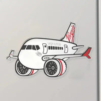 Thumbnail for Virgin Australia B737 MAX Airplanes Magnets aviation airplane fridge magnet, strong neodymium core.