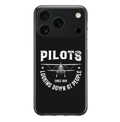 Pilots Looking Down at People iPhone Case