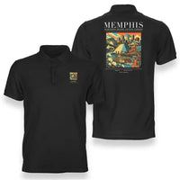 Thumbnail for MEMPHIS - Poster - Double-Side Polo - Black