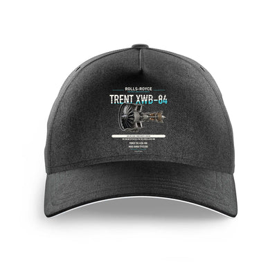 TRENT XWB-84 design on black printed hat