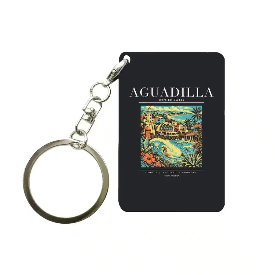 AGUADILLA - Poster - Key Chain - Black