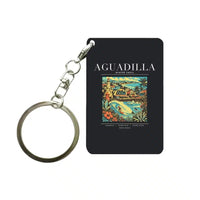 Thumbnail for AGUADILLA - Poster - Key Chain - Black