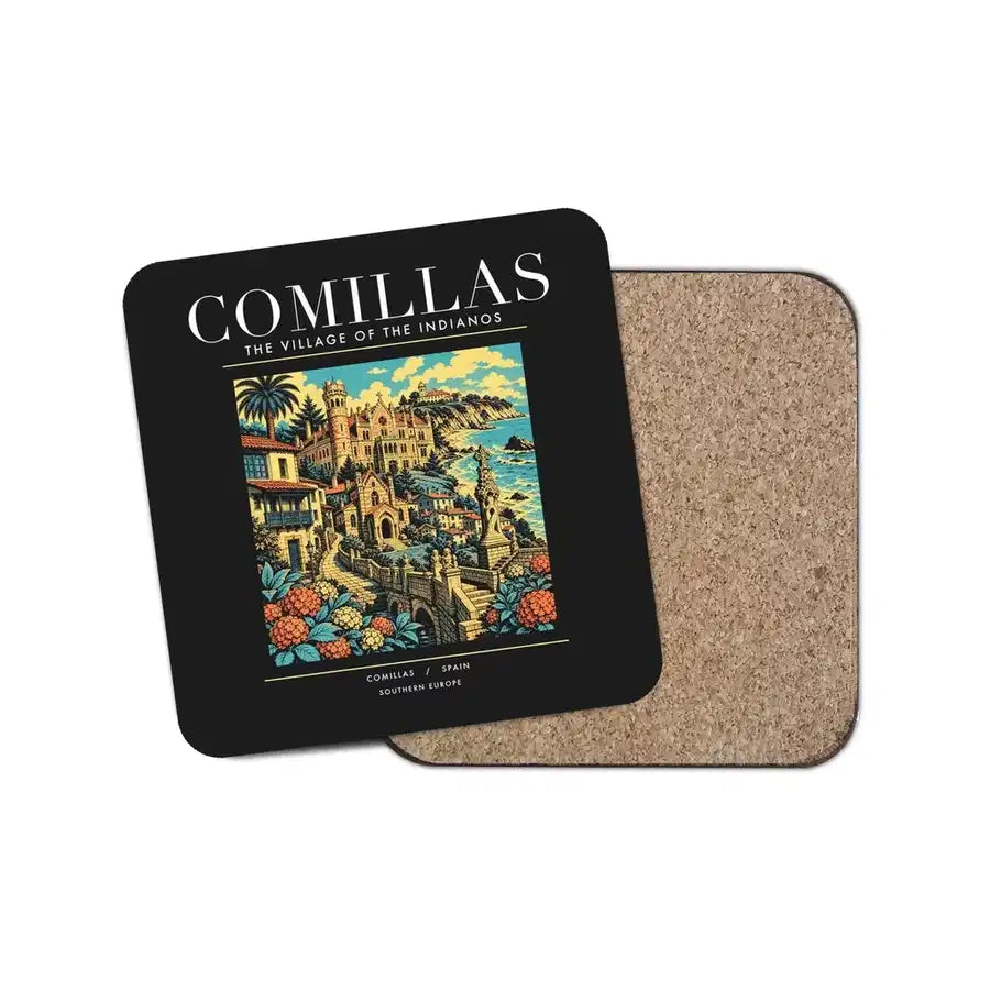 COMILLAS - Poster - Coaster - Black