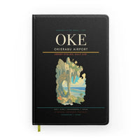 Thumbnail for Okierabu Airport (OKE) design on black notebook