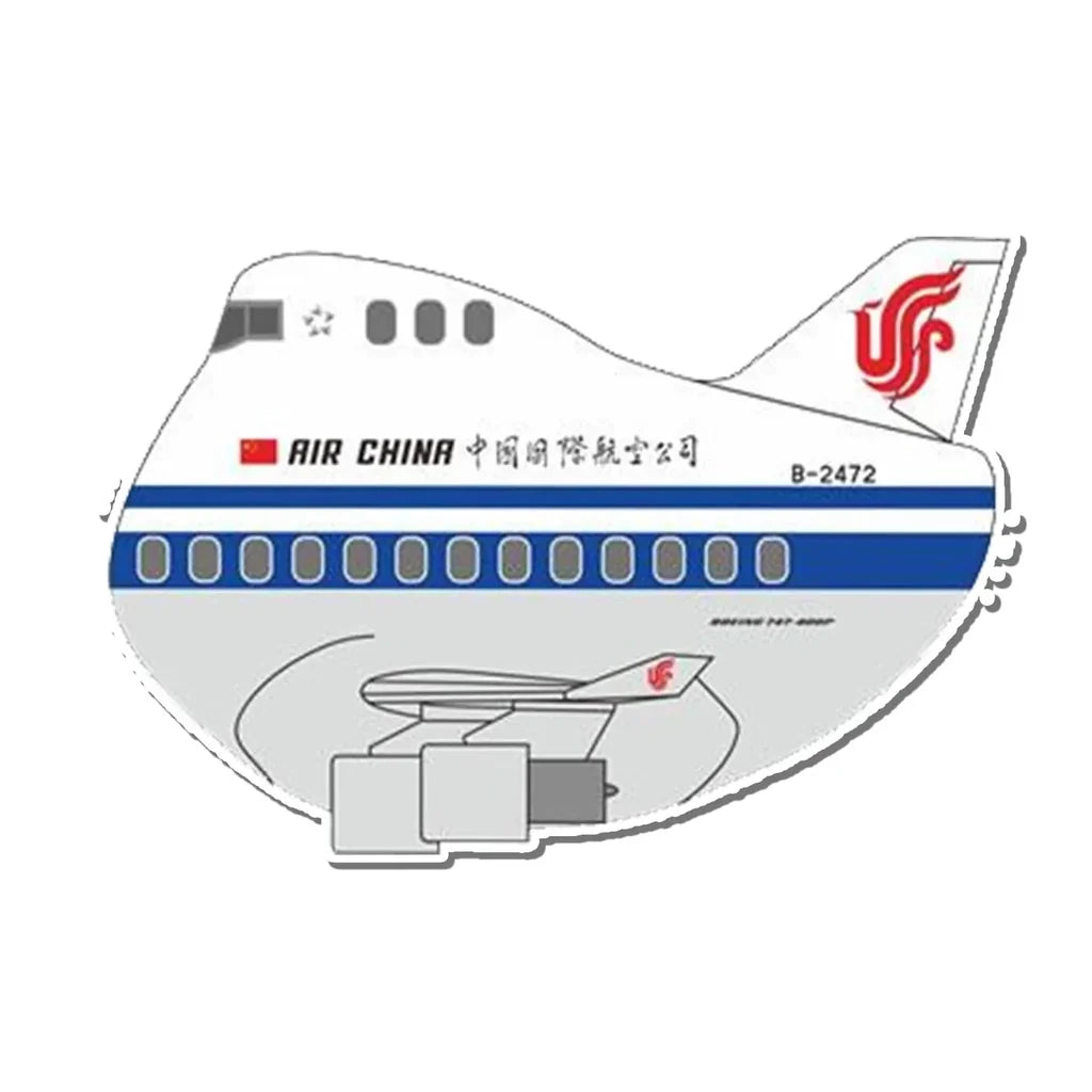 Air China Boeing B747 Airplanes sticker, Wide 6cm (2.3inches)