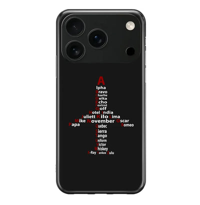 Aviation Alphabet iPhone Case