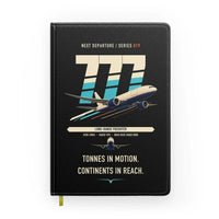 Thumbnail for Boeing 777F design on black notebook