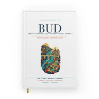 Thumbnail for Budapest Ferenc Liszt International Airport (BUD) design on white notebook
