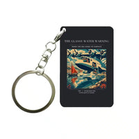 Thumbnail for VINTAGE G4280 - The Glassy Water Warning - Designed Key Chain design on black