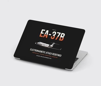 EA-37B Compass Call design on black MacBook case