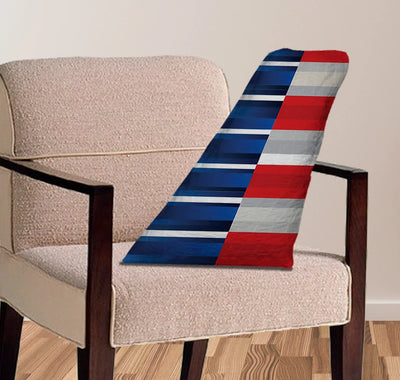 AA aviation design on soft polyester filling aircraft tail pillow.