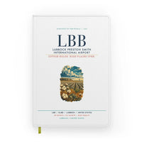 Thumbnail for Lubbock Preston Smith International Airport (LBB) design on white notebook