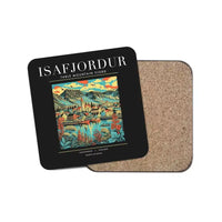 Thumbnail for ISAFJORDUR - Poster - Coaster - Black