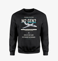 Thumbnail for Cessna Citation M2 Gen2 design on black sweatshirt