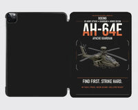 Thumbnail for Boeing AH-64E Apache Guardian design on black ipad tablet case