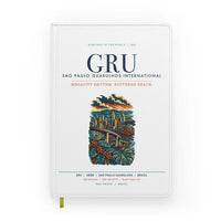 Thumbnail for Sao Paulo Guarulhos International Airport (GRU) design on white notebook