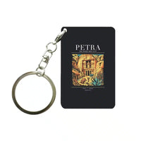 Thumbnail for PETRA - Poster - Key Chain - Black