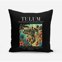 Thumbnail for TULUM - Poster - Pillow - Black