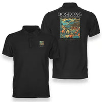 Thumbnail for BOSEONG - Poster - Double-Side Polo - Black